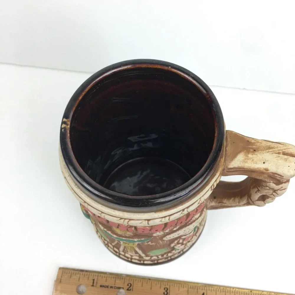 Vtg South of the Border Sombrero Tower Mug Stein Style South‎ Carolina Souvenir